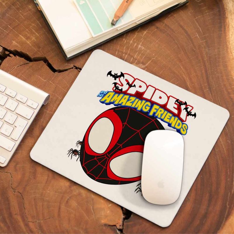 PC, gaming si accesorii - Periferice PC - Mousepad - Mousepad Spin Paienjenelul Marvel CoolTrend, 21x19cm - Infinity.ro