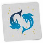 PC, gaming si accesorii - Periferice PC - Mousepad - Mousepad Pesti Horoscop Zodie Astrologie Pisces CoolTrend, 21x19cm - Infinity.ro