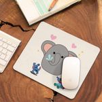 PC, gaming si accesorii - Periferice PC - Mousepad - Mousepad Squishmallows Elefant Africa CoolTrend, 21x19cm - Infinity.ro