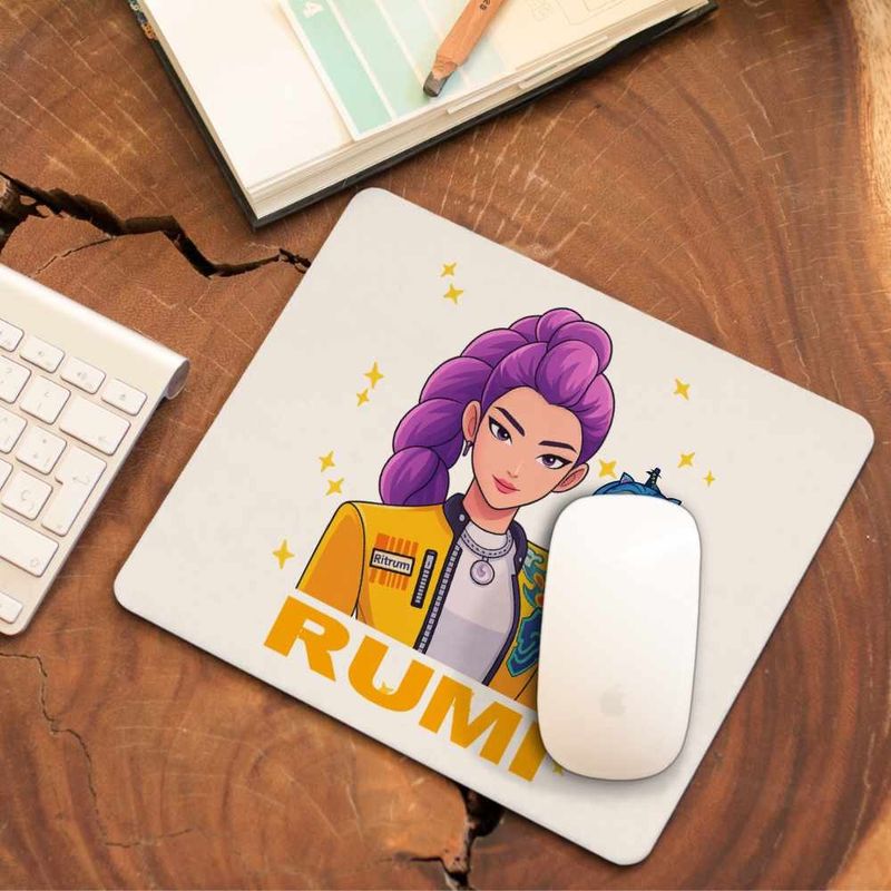 PC, gaming si accesorii - Periferice PC - Mousepad - Mousepad Huntrix Rumi Kpop Demon Hunters CoolTrend, 21x19cm,1 - Infinity.ro