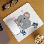 PC, gaming si accesorii - Periferice PC - Mousepad - Mousepad Squishmallows Elefant Africa CoolTrend, 21x19cm - Infinity.ro