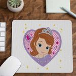 PC, gaming si accesorii - Periferice PC - Mousepad - Mousepad Sofia Intai Inima Desene CoolTrend, 21x19cm - Infinity.ro