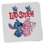 PC, gaming si accesorii - Periferice PC - Mousepad - Mousepad Stitch Angel Love Dragobete Valentines Day CoolTrend, 21x19cm - Infinity.ro