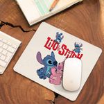 PC, gaming si accesorii - Periferice PC - Mousepad - Mousepad Stitch Angel Love Dragobete Valentines Day CoolTrend, 21x19cm - Infinity.ro