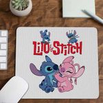 PC, gaming si accesorii - Periferice PC - Mousepad - Mousepad Stitch Angel Love Dragobete Valentines Day CoolTrend, 21x19cm - Infinity.ro