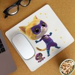 PC, gaming si accesorii - Periferice PC - Mousepad - Mousepad Super Pisicute Sclipi Sparks SuperKitties CoolTrend, 21x19cm - Infinity.ro