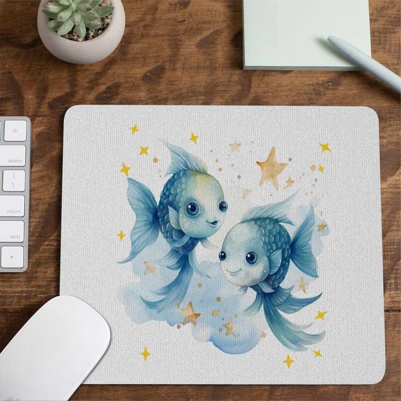 PC, gaming si accesorii - Periferice PC - Mousepad - Mousepad Pesti Baby Zodiac Horoscop Pisces Astrologie CoolTrend, 21x19cm - Infinity.ro
