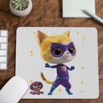 PC, gaming si accesorii - Periferice PC - Mousepad - Mousepad Super Pisicute Sclipi Sparks SuperKitties CoolTrend, 21x19cm - Infinity.ro