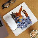PC, gaming si accesorii - Periferice PC - Mousepad - Mousepad Grizzy Lemingi Brainrot Tung Sahur Tralalero Wukong CoolTrend, 21x19cm - Infinity.ro