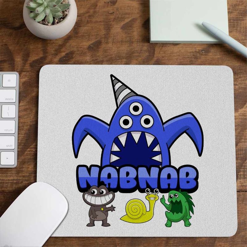 PC, gaming si accesorii - Periferice PC - Mousepad - Mousepad Garden Banban Nabnab Joc CoolTrend, 21x19cm - Infinity.ro