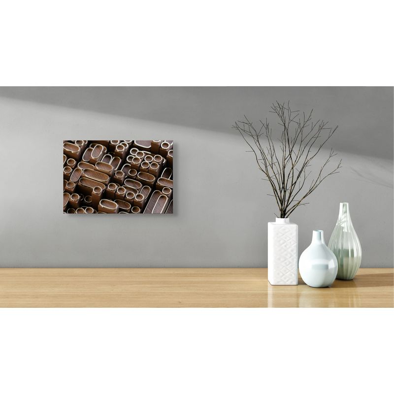 Casa si Gradina - Decoratiuni - Tablouri - Tablou Canvas, "Misterul formelor în relief lemnos", 39 x 26 cm - Infinity.ro
