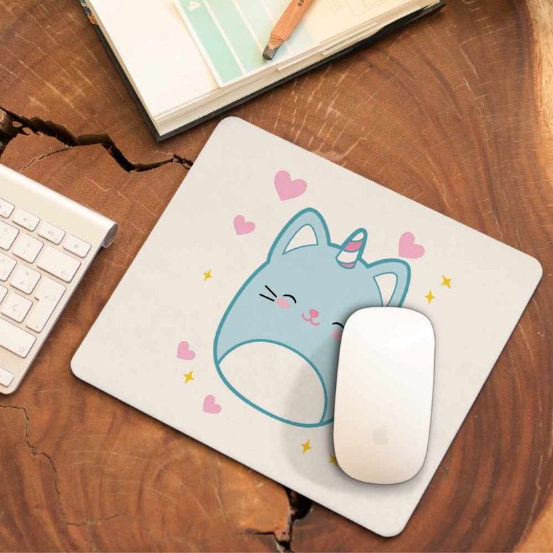 PC, gaming si accesorii - Periferice PC - Mousepad - Mousepad Squishmallows Unicorn CoolTrend, 21x19cm - Infinity.ro