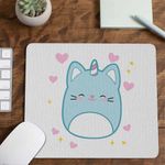 PC, gaming si accesorii - Periferice PC - Mousepad - Mousepad Squishmallows Unicorn CoolTrend, 21x19cm - Infinity.ro