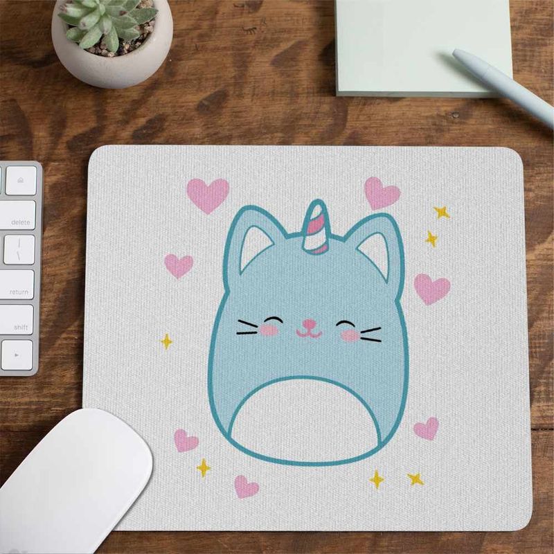 PC, gaming si accesorii - Periferice PC - Mousepad - Mousepad Squishmallows Unicorn CoolTrend, 21x19cm - Infinity.ro