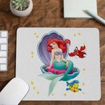 PC, gaming si accesorii - Periferice PC - Mousepad - Mousepad Ariel Scoica Mica Sirena Disney CoolTrend, 21x19cm - Infinity.ro
