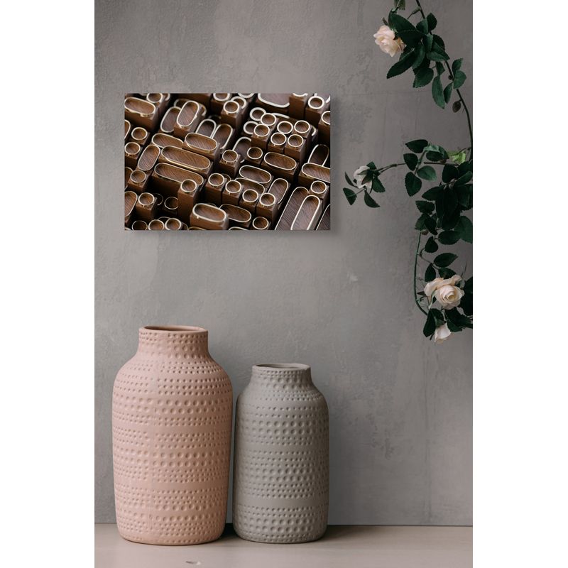 Casa si Gradina - Decoratiuni - Tablouri - Tablou Canvas, "Misterul formelor în relief lemnos", 39 x 26 cm - Infinity.ro
