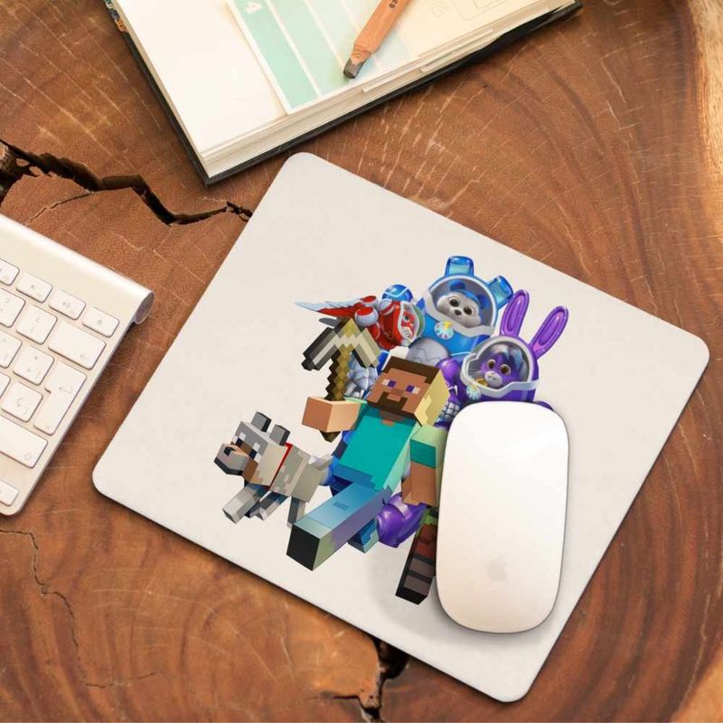 PC, gaming si accesorii - Periferice PC - Mousepad - Mousepad Minecraft Robogobo CoolTrend, 21x19cm - Infinity.ro