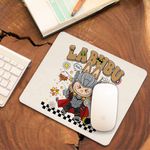 PC, gaming si accesorii - Periferice PC - Mousepad - Mousepad Labubu Thor Ragnarok CoolTrend, 21x19cm - Infinity.ro