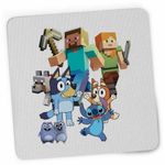 PC, gaming si accesorii - Periferice PC - Mousepad - Mousepad Minecraft Bluey Bingo CoolTrend, 21x19cm - Infinity.ro