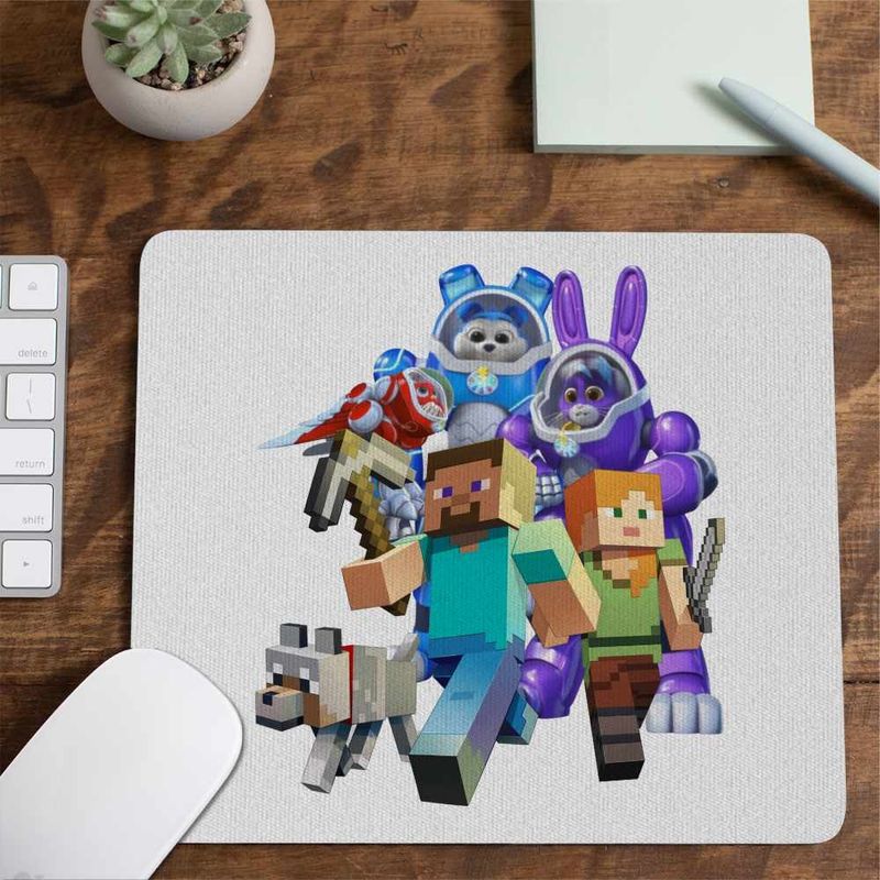 PC, gaming si accesorii - Periferice PC - Mousepad - Mousepad Minecraft Robogobo CoolTrend, 21x19cm - Infinity.ro