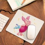 PC, gaming si accesorii - Periferice PC - Mousepad - Mousepad Purcelusul Piglet Ursuletul Winnie the Pooh Puh CoolTrend, 21x19cm - Infinity.ro