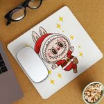 PC, gaming si accesorii - Periferice PC - Mousepad - Mousepad Labubu Mos Craciun CoolTrend, 21x19cm - Infinity.ro