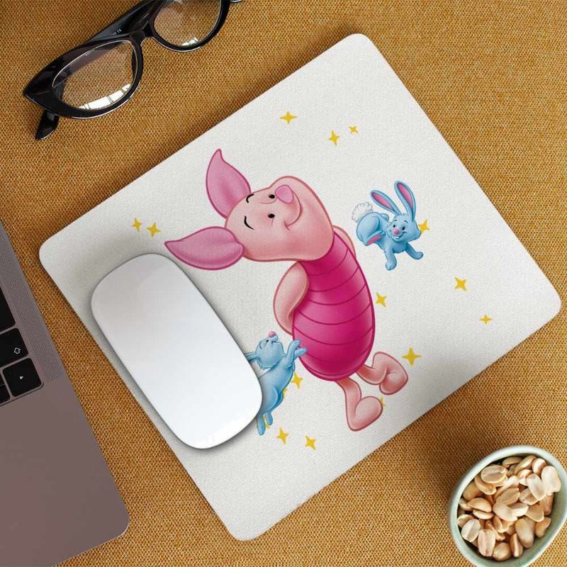 PC, gaming si accesorii - Periferice PC - Mousepad - Mousepad Purcelusul Piglet Ursuletul Winnie the Pooh Puh CoolTrend, 21x19cm - Infinity.ro