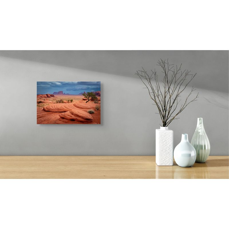 Casa si Gradina - Decoratiuni - Tablouri - Tablou Canvas, "Peisaj exotic cu stânci ondulate.", 39 x 26 cm - Infinity.ro