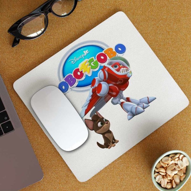 PC, gaming si accesorii - Periferice PC - Mousepad - Mousepad Robogobo Wingo Robosuit CoolTrend, 21x19cm - Infinity.ro