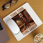 PC, gaming si accesorii - Periferice PC - Mousepad - Mousepad Tung Tung Tung Sahur Brainrot Meme CoolTrend, 21x19cm. Maro - Infinity.ro