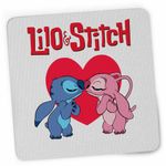 PC, gaming si accesorii - Periferice PC - Mousepad - Mousepad Stich Angel Love Stitch Valentines Day Dragobete CoolTrend, 21x19cm - Infinity.ro