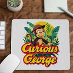 PC, gaming si accesorii - Periferice PC - Mousepad - Mousepad Curiosul George Jungla Desene Animate CoolTrend, 21x19cm - Infinity.ro