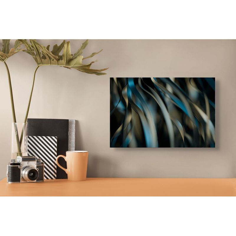 Casa si Gradina - Decoratiuni - Tablouri - Tablou Canvas, "Valsul panglicilor în lumina lunii", 39 x 26 cm - Infinity.ro