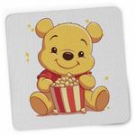 PC, gaming si accesorii - Periferice PC - Mousepad - Mousepad Winnie the Pooh Popcorn CoolTrend, 21x19cm - Infinity.ro