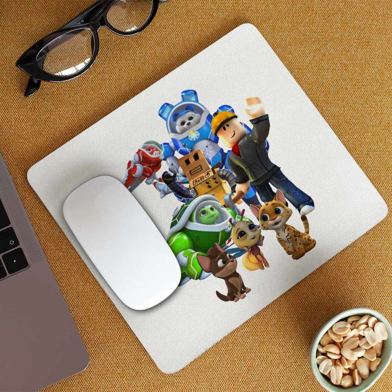 PC, gaming si accesorii - Periferice PC - Mousepad - Mousepad Robogobo Roblox Gamer CoolTrend, 21x19cm - Infinity.ro