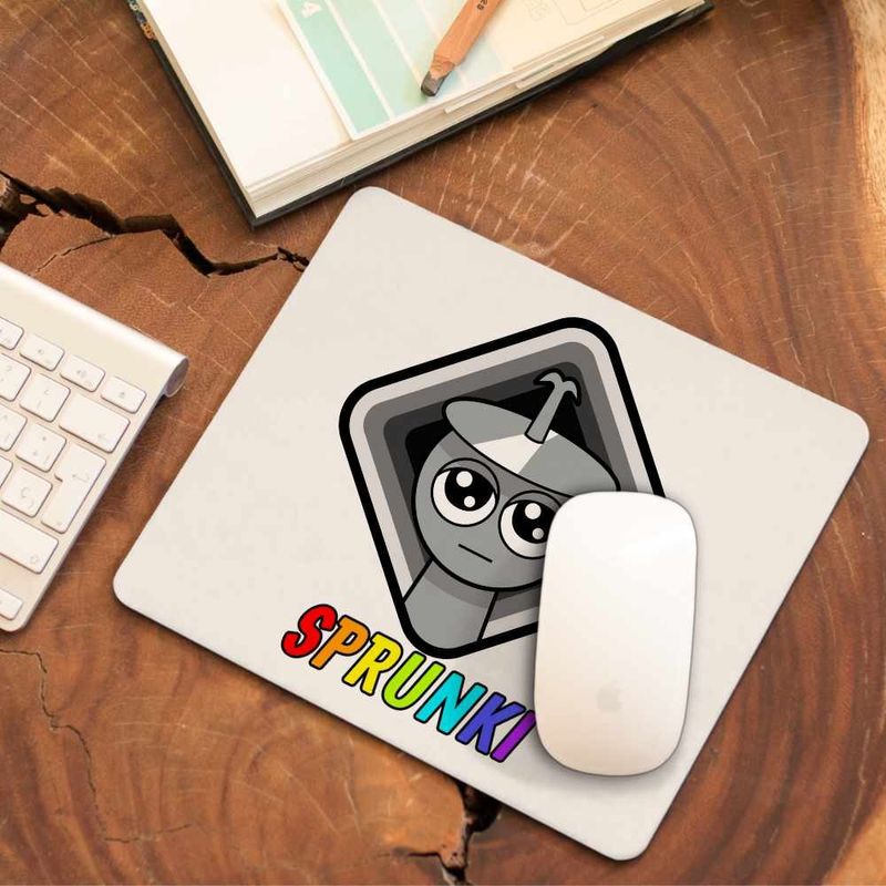 PC, gaming si accesorii - Periferice PC - Mousepad - Mousepad Sprunki Beats Square Music Game CoolTrend, 21x19cm - Infinity.ro