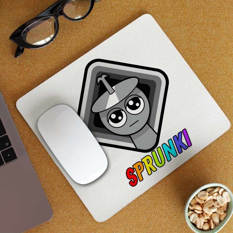 PC, gaming si accesorii - Periferice PC - Mousepad - Mousepad Sprunki Beats Square Music Game CoolTrend, 21x19cm - Infinity.ro