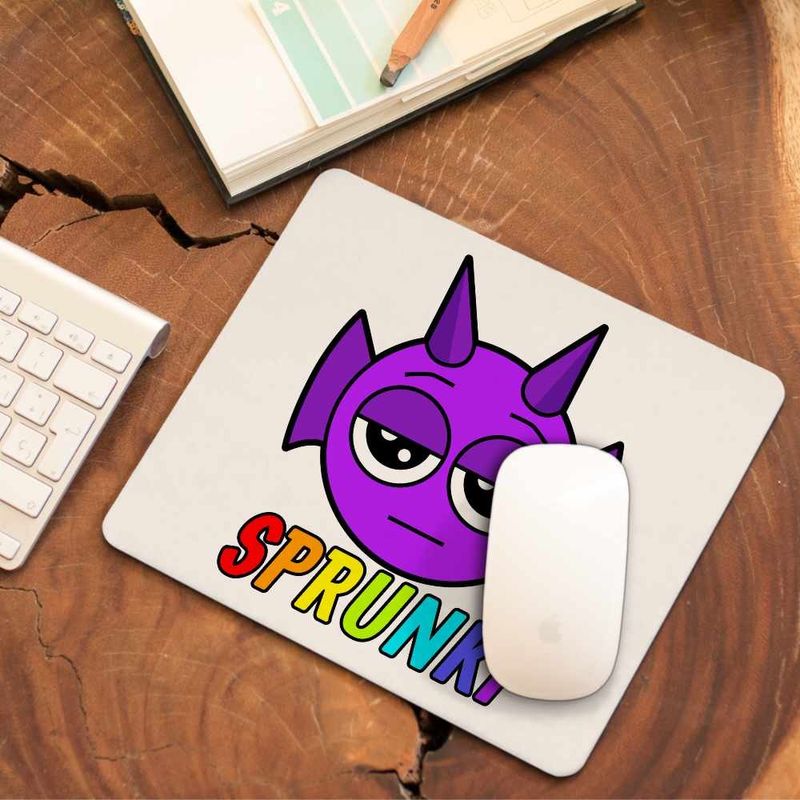 PC, gaming si accesorii - Periferice PC - Mousepad - Mousepad Sprunki Durple Music Gamer CoolTrend, 21x19cm - Infinity.ro