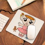 PC, gaming si accesorii - Periferice PC - Mousepad - Mousepad Ballerina Cappuccina Brain rot CoolTrend, 21x19cm - Infinity.ro