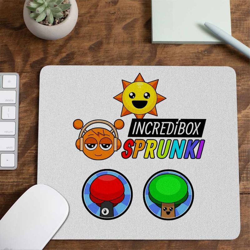 PC, gaming si accesorii - Periferice PC - Mousepad - Mousepad Sprunki Incredibox Music Game CoolTrend, 21x19cm - Infinity.ro