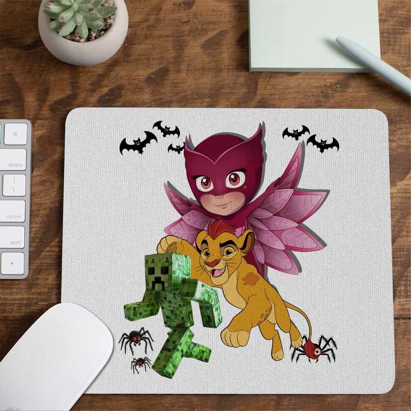 PC, gaming si accesorii - Periferice PC - Mousepad - Mousepad Owlette Creeper Garda Felina Kion CoolTrend, 21x19cm - Infinity.ro