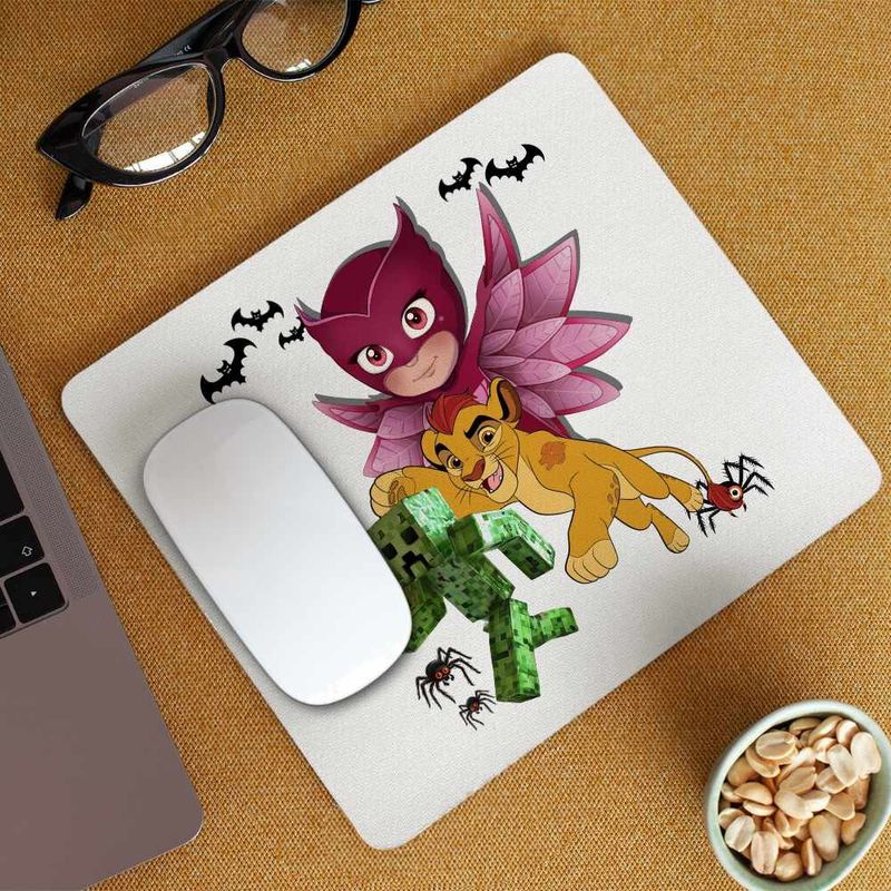 PC, gaming si accesorii - Periferice PC - Mousepad - Mousepad Owlette Creeper Garda Felina Kion CoolTrend, 21x19cm - Infinity.ro