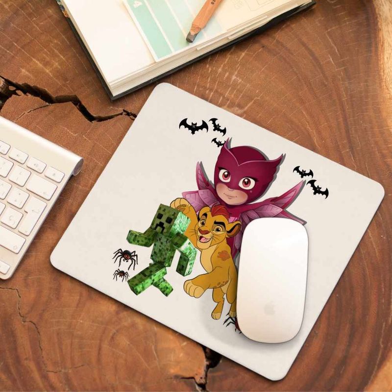 PC, gaming si accesorii - Periferice PC - Mousepad - Mousepad Owlette Creeper Garda Felina Kion CoolTrend, 21x19cm - Infinity.ro