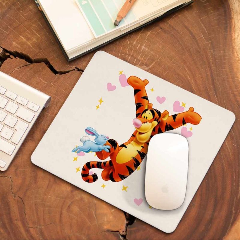 PC, gaming si accesorii - Periferice PC - Mousepad - Mousepad Tigrul Tigger Ursuletul Winnie the Pooh Puh CoolTrend, 21x19cm - Infinity.ro