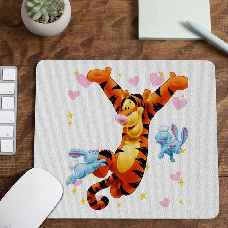 PC, gaming si accesorii - Periferice PC - Mousepad - Mousepad Tigrul Tigger Ursuletul Winnie the Pooh Puh CoolTrend, 21x19cm - Infinity.ro