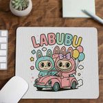 PC, gaming si accesorii - Periferice PC - Mousepad - Mousepad Labubu Car Trip Excursie CoolTrend, 21x19cm - Infinity.ro