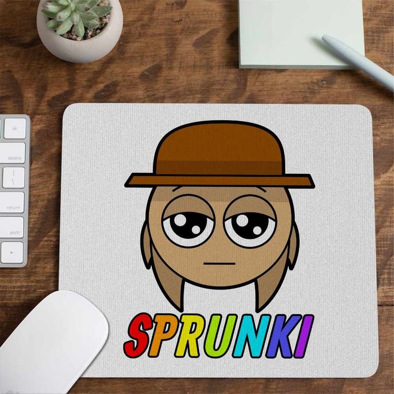 PC, gaming si accesorii - Periferice PC - Mousepad - Mousepad Sprunki Tunner Hat CoolTrend, 21x19cm - Infinity.ro