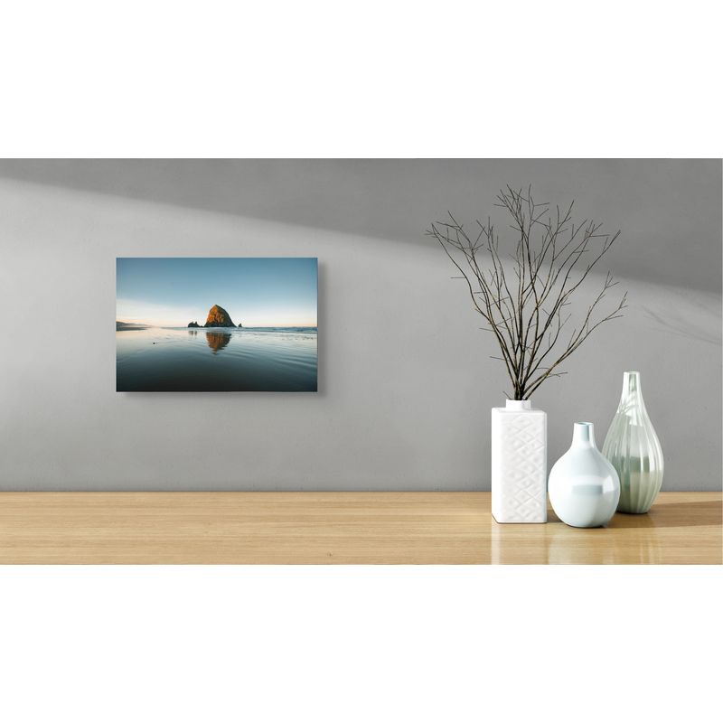 Casa si Gradina - Decoratiuni - Tablouri - Tablou Canvas, "Reflexii de aur la amurg marin", 39 x 26 cm - Infinity.ro