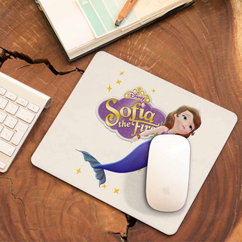 PC, gaming si accesorii - Periferice PC - Mousepad - Mousepad Sofia Intai Sirena, Sofia the First CoolTrend, 21x19cm - Infinity.ro