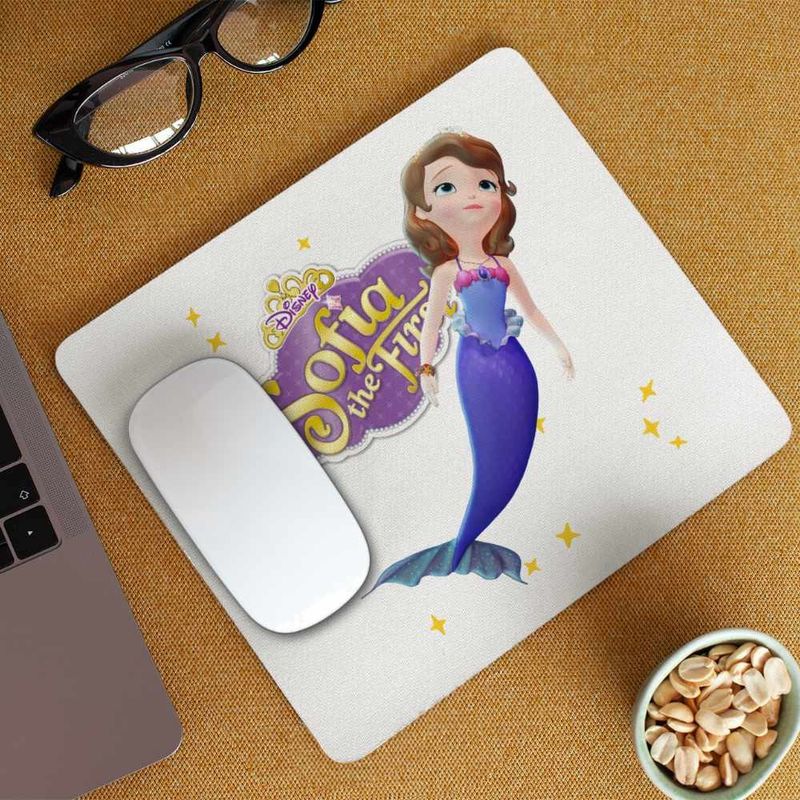 PC, gaming si accesorii - Periferice PC - Mousepad - Mousepad Sofia Intai Sirena, Sofia the First CoolTrend, 21x19cm - Infinity.ro
